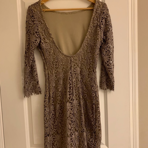 Evening Dress Ecru size M - Picture 2 of 7